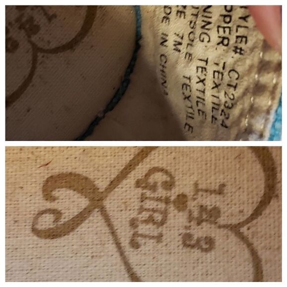 143 Girl Turquoise Espadrilles Pineapple 7M - Picture 8 of 8